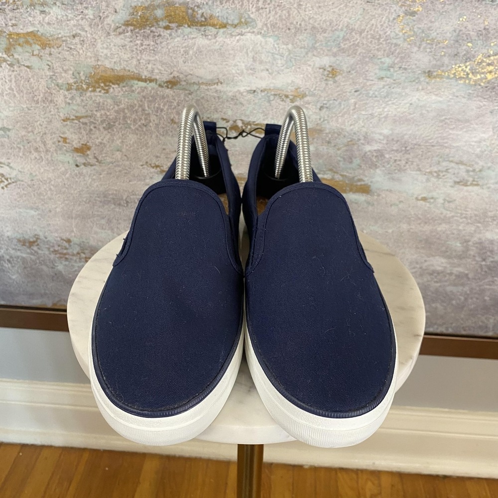 Sperry Shoes Womens Size 9.5W Blue Canvas Slip On Casual Sneakers STS88140 - Picture 3 of 10